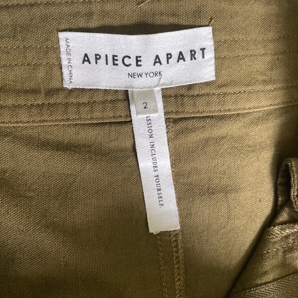 Apiece Apart Classic Merida Wide Leg Pants - Picture 4 of 6